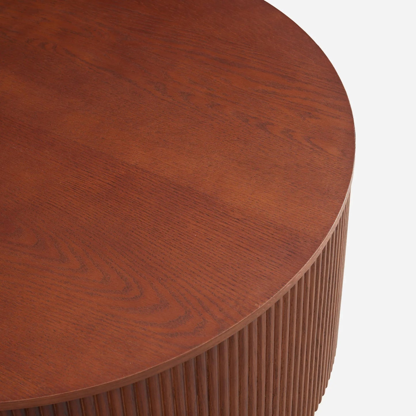 Esmond Fluted Round Lift-Top Coffee Table 35"