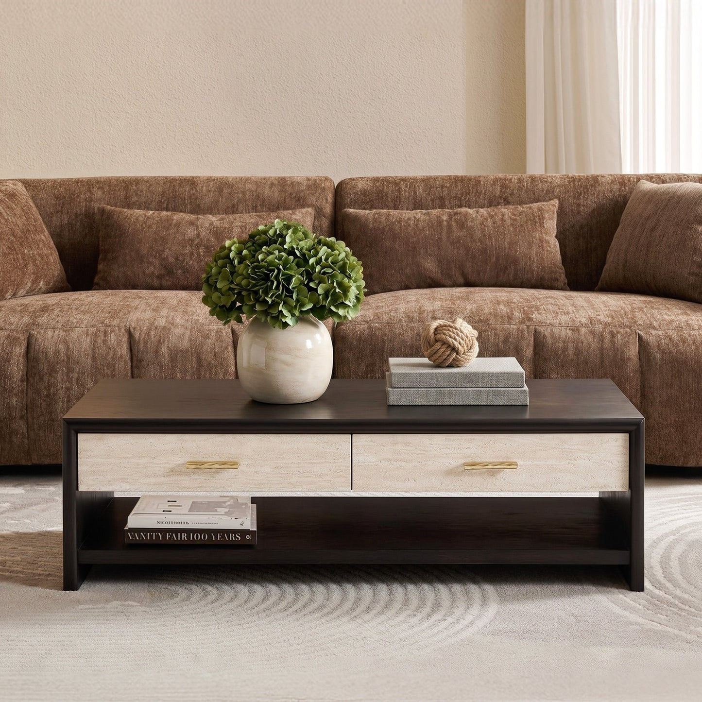 Merano Storage Coffee Table 52"